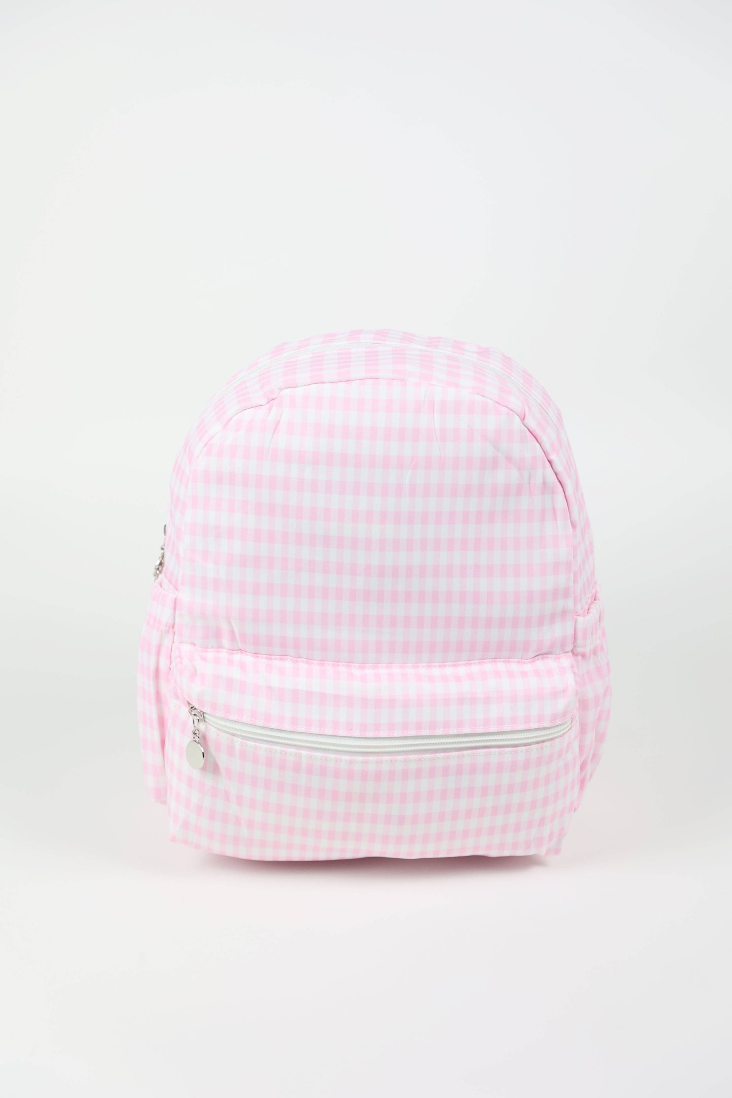 Nylon Backpack (Toddler Size): Light Pink Gingham