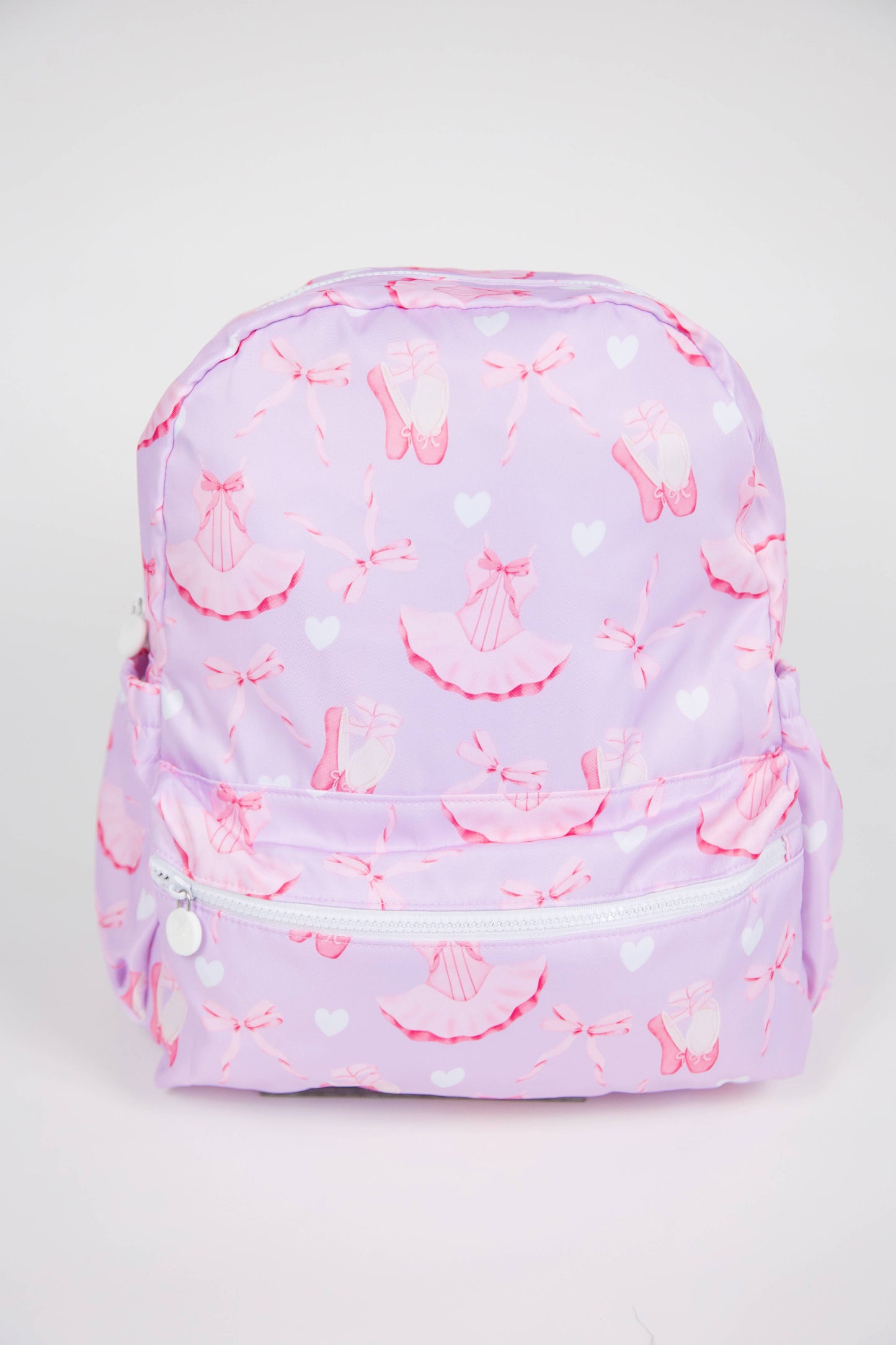 Nylon Backpack (Toddler Size): Light Pink Gingham