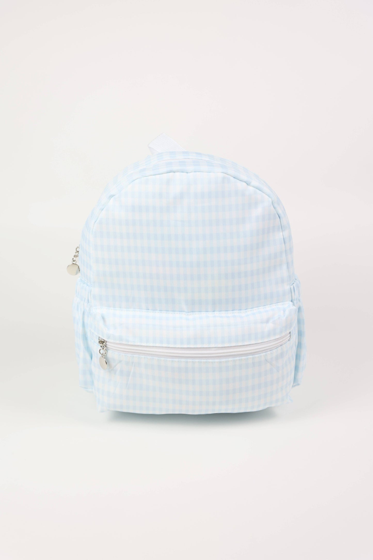 Nylon Backpack (Toddler Size): Light Pink Gingham